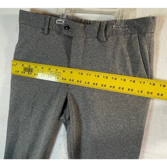 Zara Womens Size M 31 x 27 Heather Gray Dress Comfort Active Ankle Pants Stretch - Picture 10 of 10